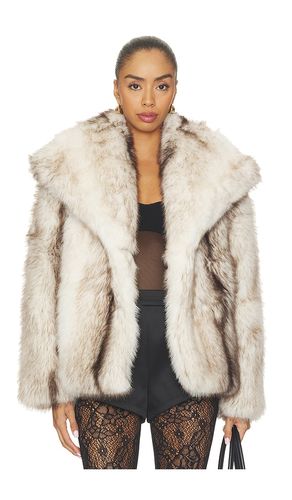 Harper Faux Fur Jacket in . Taglia M/L. Also in XS/S - Source Unknown - Modalova