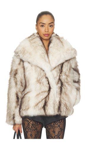 Harper Faux Fur Jacket in . Size M/L. Also in XS/S - Source Unknown - Modalova