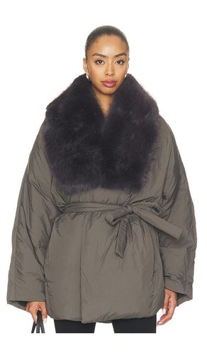Egizio Puffer Down Jacket in Grey. - size XS/S (also in M/L) - Source Unknown - Modalova