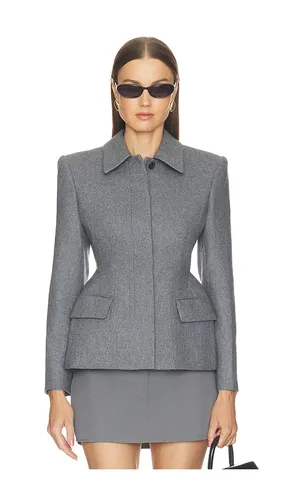 Terzo Hourglass Blazer in Grey. - size L (also in M, S) - Source Unknown - Modalova