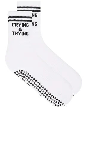 Crying & Trying Grip Socks in . Size S/M. Also in M/L - Souls. - Modalova