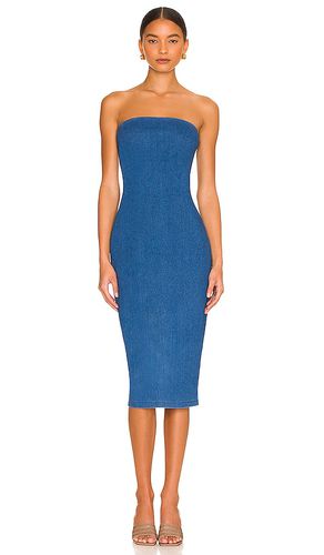 Strapless Midi Dress in Blue. - size L (also in M, S) - Susana Monaco - Modalova