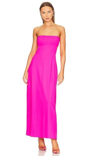 Open Back Tube Dress in Fuchsia. - size L (also in M, S) - Susana Monaco - Modalova