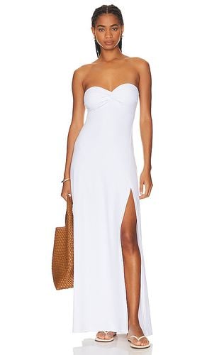 Twist Front Dress in White. - size L (also in M, S, XL) - Susana Monaco - Modalova