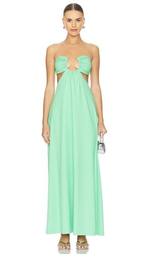 Cut Out Maxi Dress in Green. - size M (also in L, S, XL) - Susana Monaco - Modalova