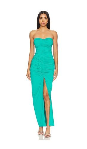 Center Gathered Tube Dress in Turquoise. - size L (also in M, S, XL, XS) - Susana Monaco - Modalova