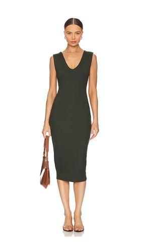 V Front V Back Tank Dress in Dark Green. - size L (also in M, S, XL, XS) - Susana Monaco - Modalova