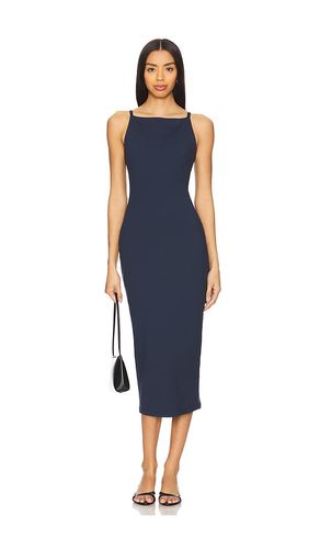 Boatneck Dress in Navy. - size L (also in M, S, XL) - Susana Monaco - Modalova
