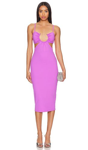 Cut Out Dress in Purple. - size L (also in M, S, XL) - Susana Monaco - Modalova