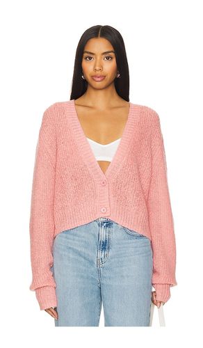 Mohair Sweater Cardigan in Pink. - size L (also in M, S, XL, XS) - Susana Monaco - Modalova