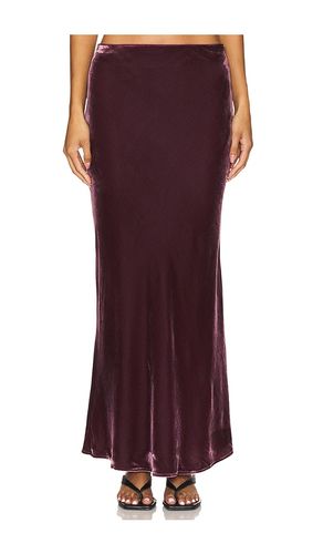 Velvet Silk Bias Skirt in Purple. - size S (also in XL) - Susana Monaco - Modalova