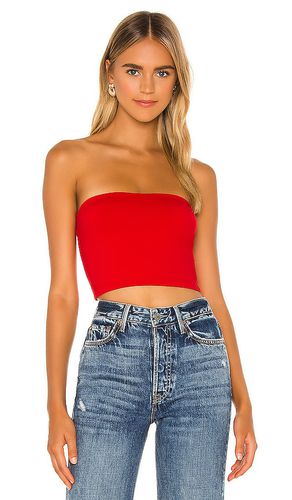 Strapless Crop Top in Red. - size M (also in L, XL) - Susana Monaco - Modalova