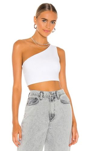 One Shoulder Crop Top in White. - size M (also in XL) - Susana Monaco - Modalova