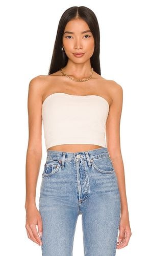 X REVOLVE Strapless Crop Top in White. - size L (also in M, S, XL) - Susana Monaco - Modalova