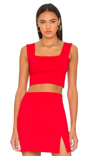 X REVOLVE Wide Strap Crop Top in Red. - size L (also in M, S, XL, XS) - Susana Monaco - Modalova