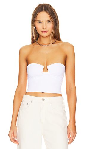 Wire Crop Top in White. - size L (also in M, S, XL) - Susana Monaco - Modalova