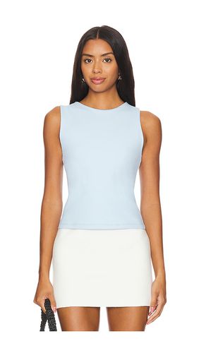 Crew Sleeveless Top in Baby Blue. - size L (also in M, S, XL, XS) - Susana Monaco - Modalova