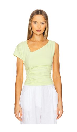 One Arm Dolman Top in Lemon. - size L (also in M, S, XS) - Susana Monaco - Modalova