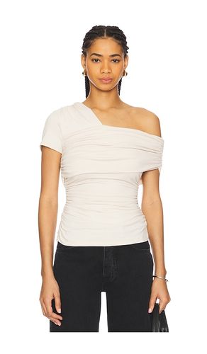 One Side Off Shoulder Top in Beige. - size M (also in S, XS) - Susana Monaco - Modalova