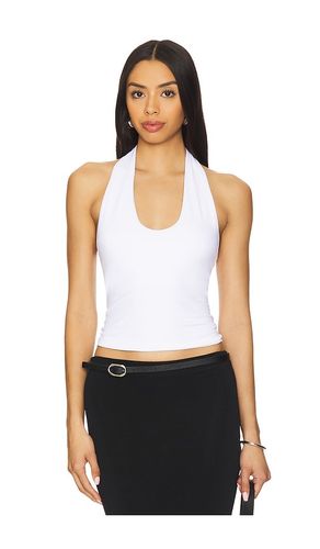 Urban Halter Top in White. - size L (also in M, S, XL, XS) - Susana Monaco - Modalova