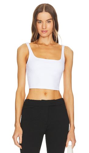 Crop Tank Top in White. - size M (also in L, XL) - Susana Monaco - Modalova