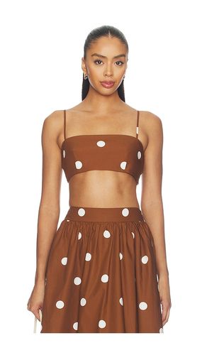 Polka Poplin Crop String Top in . Size M. Also in S, XS - Susana Monaco - Modalova