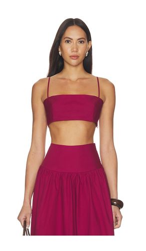 Poplin Crop String Top in . Taglia M. Also in S - Susana Monaco - Modalova