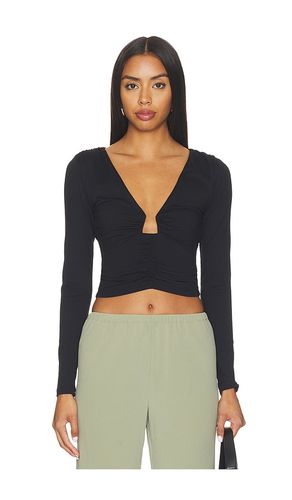 LONGSLEEVE-OBERTEIL MIT TAILLIERTEM KRAGENBÜNDCHEN in . Größe M. Also in S, XS - Susana Monaco - Modalova