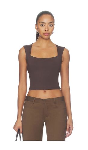 Open Front Tank in Brown. - size M (also in S, XL, XS) - Susana Monaco - Modalova