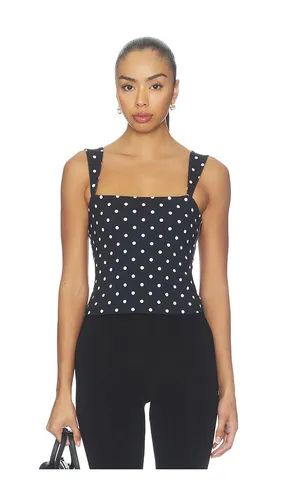 Polka Dot Angle Strap Top in . Size L. Also in M, S, XL, XS - Susana Monaco - Modalova