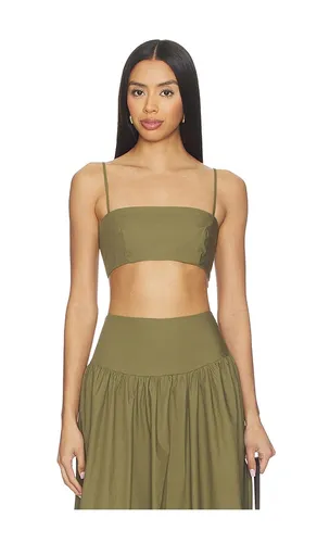 X REVOLVE Poplin Crop String Top in . Size L. Also in M, S, XS - Susana Monaco - Modalova