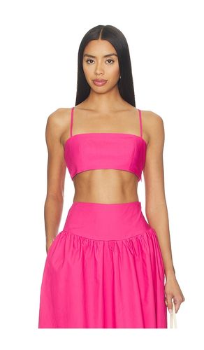 Poplin Crop String Top in . Size M. Also in S, XS - Susana Monaco - Modalova