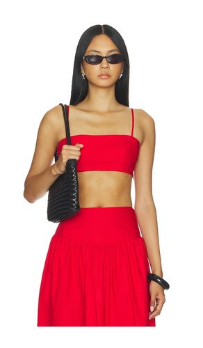 Poplin Crop String Top in . Size L. Also in M, S, XS - Susana Monaco - Modalova