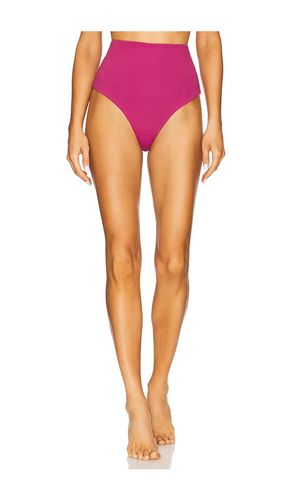 Swim High Waisted Bottom in Fuchsia. - size L (also in M, S) - Susana Monaco - Modalova