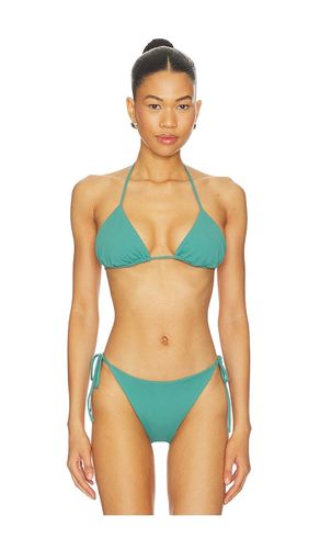 String Bikini Top in Teal. - size L (also in M, S, XL, XS) - Susana Monaco - Modalova