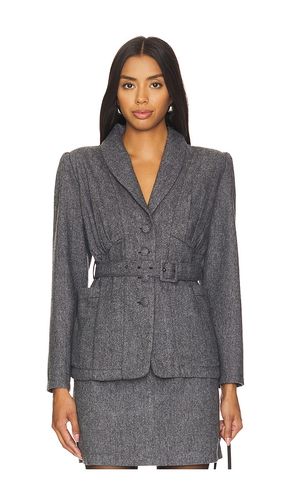 Beca Belted Jacket in Grey. - size L (also in M, XL) - Tach Clothing - Modalova