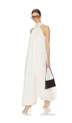 Chiffon Balloon Jumpsuit in Ivory. - size 32 (also in 36, 38) - ROTATE - Modalova