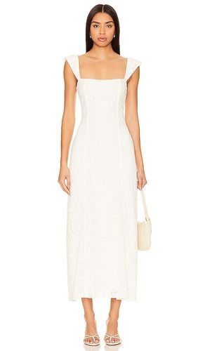 Lace Wide Strap Dress in White. - size 34 (also in 40, 42, 44) - ROTATE - Modalova