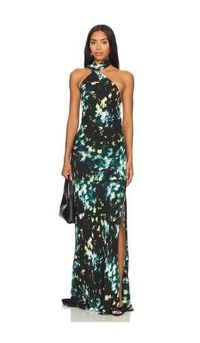 Asymmetric Maxi Dress in Teal. - size 32 (also in 34, 36, 38) - ROTATE - Modalova