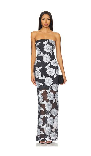 Flower Mesh Tube Dress in Grey. - size 38 (also in 40) - ROTATE - Modalova