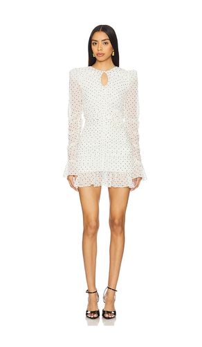 Printed Long Sleeve Dress in Ivory. - size 32 (also in 34, 36) - ROTATE - Modalova