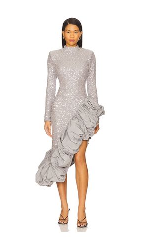 Sequin Asymmetric Dress in Grey. - size 32 (also in 34, 36, 38, 40, 42) - ROTATE - Modalova