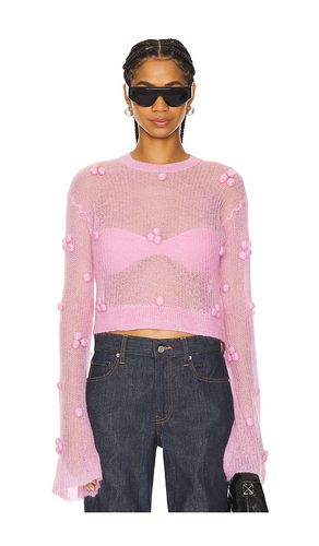 Light Knit Sweater in Pink. - size 32 (also in 34, 36, 38, 40) - ROTATE - Modalova