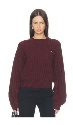 STRICK CABLE CREWNECK SWEATER in . Größe L. Also in M, S, XL, XS - ROTATE - Modalova