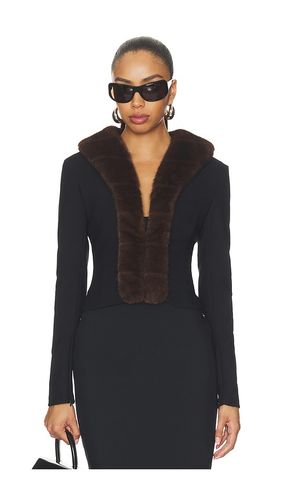 CARDIGAN MIT WEBPELZ-KRAGEN in . Größe 32. Also in 34, 36, 38, 40 - ROTATE - Modalova