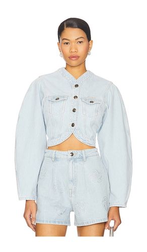 Vinetta Denim Jacket in Blue. - size 38 (also in 40, 42) - ROTATE - Modalova