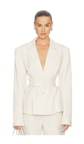 Linen Suiting Blazer in Beige. - size 32 (also in 40) - ROTATE - Modalova