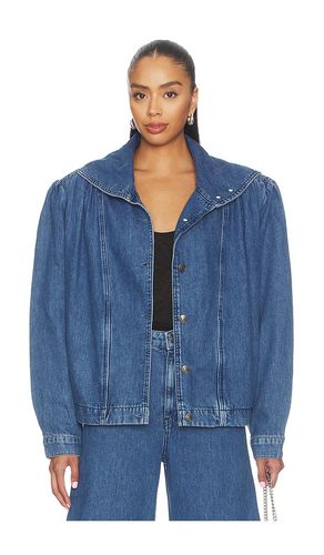 JEANSJACKE GATHERED DENIM JACKET in . Größe 32. Also in 34, 36, 38, 40, 42, 44, 46 - ROTATE - Modalova