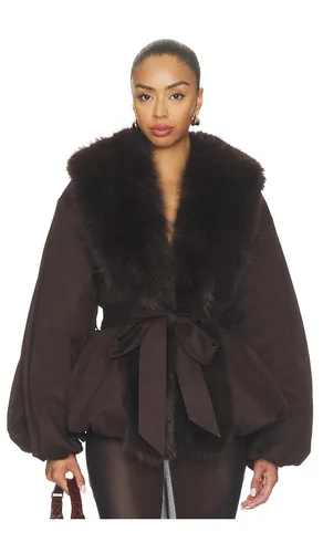 Faux Fur Collar Jacket in . Size 32. Also in 34, 36, 38, 40 - ROTATE - Modalova
