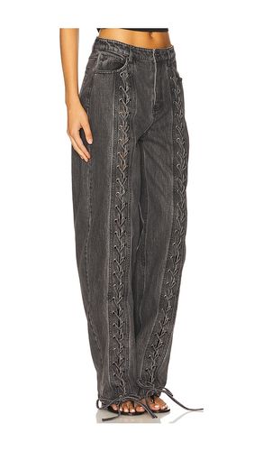 Denim Laced Leg Pant in . Size 24. Also in 26 - ROTATE - Modalova